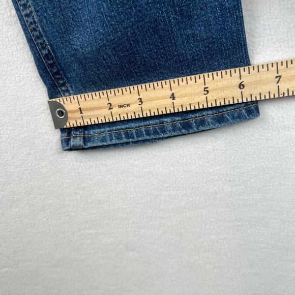 Abercrombie Kids High Rise Straight Leg Denim Jeans Girls Size 15/16 - Picture 9 of 10